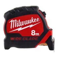 Milwaukee 4932471816 Metro a nastro Premium a lama larga da 8 metri.