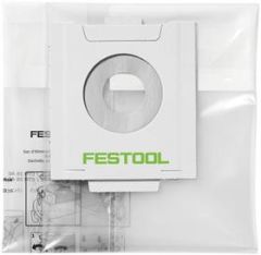 Festool 496216 ENS-CT 26 AC/5 Sacchetto per polvere monouso in film plastico 5 pezzi