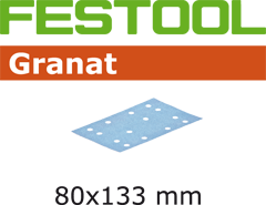 Festool 497126 Granat STF 80x133 P400 GR/100 fogli abrasivi