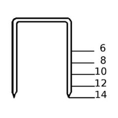 Haubold Fissaggi 503053 KL814 CNK Non 14 mm 10.000 pezzi