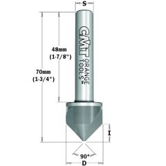 CMT 521.002.11 Punta svasata 19,5 mm, gambo 10x48, destra