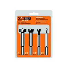 CMT 537.000.04 Set di 4 punte a forchetta con gambo cilindrico da 1/4" a 1".