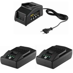 Rems 571590 R220 571590 Power-Pack 22V 1,5Ah Li-Ion 2 x batteria + caricatore