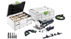 Festool 574427A 574427 DF500Q-SET taglierina per domino profi con domino assortiti + taglierine in systainer