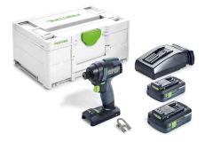 Festool 576482 TID 18 HPC 4.0 I-Plus Accu Avvitatore a impulsi 18V 4,0Ah Li-Ion