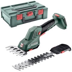 Metabo 601609840 SGS 18 LTX Q corpo Accu Cesoie per arbusti ed erba 18V senza batterie e caricabatterie in Metabox 145