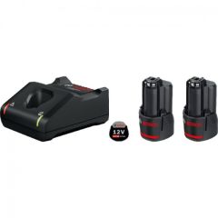 Bosch Professional Set di avviamento 2 x GBA 12 V 2,0 Ah + GAL 12V-40 Professional 1600A019R8