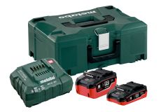 Metabo 685103000 Set base LiHD 18 Volt - 1 x batteria 18V 3,5Ah LiHD + 1 x batteria 18V 5,5Ah LiHD + caricatore ASC30-36V in Metaloc