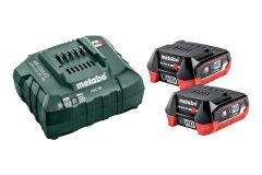 Metabo 685301000 Set base - 2 batterie 12V 4,0Ah Li-Ion Li-Power + caricatore ASC55