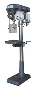 Optimum 7930030301 Optidrill D26PRO Trapano a colonna 750 watt 230 volt + pinza di foratura + bulloni di tensionamento