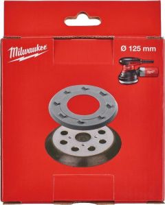 Milwaukee 4932430091 Piastra di base per ROS 125 Ø 125 mm 8 fori