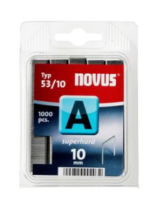 Novus 042-0357 A 53/10 Punti metallici extra duri 10 mm 1000 pz.