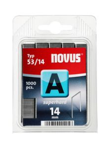 Novus 042-0359 A 53/14 Punti metallici extra duri 14 mm 1000 pz.