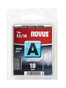 Novus 042-0360 A 53/18 Punti metallici extra duri 18 mm 1000 pz.