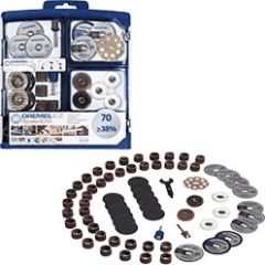 Dremel 2615E725JA 725JA Set di accessori da 70 pezzi