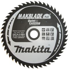 Makita B-09824 HM-zaagblad Quiet & Clean 260 x 30 x 48T