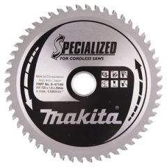 Makita B-47189 Lama per sega 150x20x52 per alluminio, rame, ottone, bronzo, metalli non ferrosi, trespa e plastica