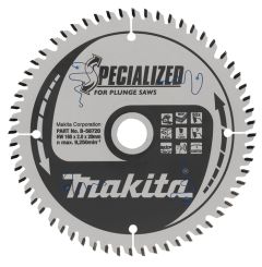 Makita B-56720 Lama per sega HM specializzata 165 x 20 x 60T spessore 1,40 mm