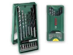 Bosch DIY 2607019579 Set di punte da 15 pezzi mini X-Line classic