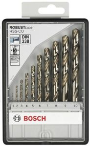 Bosch DIY 2607019925 Set di punte per metallo HSS da 10 pezzi