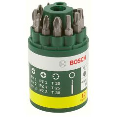 Bosch DIY 2607019452 Set di bit per viti da 10 pezzi