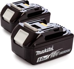 Makita BL1850BDUO BL1850B Duopack - 2 batterie 18 volt 5,0Ah agli ioni di litio