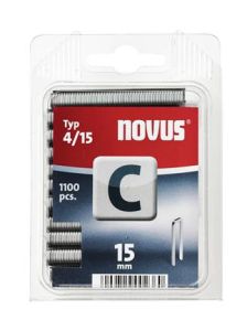 Novus 042-0390 C 4/15 punti metallici 15 mm 1100 pz.