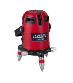 Levelfix 554130 CL618R Laser motorizzato multilinea rosso + treppiede