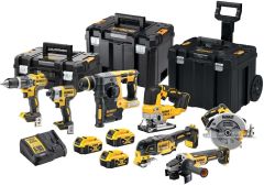 DeWalt DCK755P3T 7 pezzi Combopack XR 18 Volt 5,0 Ah Li-Ion incl. 3 batterie