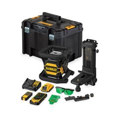 DeWalt DCE080D1GS-QW DCE080D1GS Laser rotante verde 18 volt 2,0 Ah Li-ion con Bluetooth