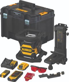 DeWalt DCE080D1RS-QW DCE080D1RS Laser rotante rosso 18 volt 2,0 Ah Li-ion con Bluetooth