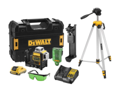 DeWalt DCE089D1GTRI Laser a croce autolivellante a raggio verde 10,8V 2,0Ah XR Li-Ion + 5 anni di garanzia del rivenditore! + treppiede DE0881T