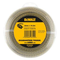 DeWalt DT20650-QZ filo di ricambio per tagliaerba 2 mm x 15,2 mtr DCM561