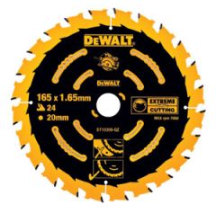 DeWalt DT10300-QZ Lama circolare 165 x 20 mm 24T ATB 5°