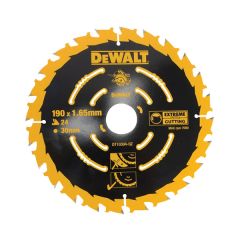 DeWalt DT10304-QZ Lama per sega 190x30x24t, Extreme, tacca 1,65 mm