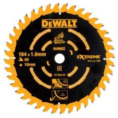 DeWalt DT1668-QZ DT1668 HM lama circolare 184 x 16 x 40T per legno/MDF