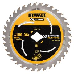 DeWalt DT40271-QZ Lama da taglio 190 mm con foro 36T a forma di diamante per DCS577