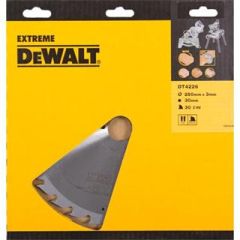 DeWalt DT4226-QZ DT4226 Lama HM 250 x 30 x 30T a denti alternati, positiva a 20°