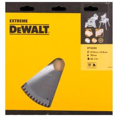 DeWalt DT4286-QZ DT4286 Lama HM 216 x 30 x 80T trapezoidale, negativa a 5°