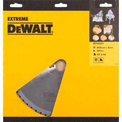 DeWalt DT4331-QZ DT4331 Lama HM 305 x 30 x 60T a denti alternati, negativo 5° Legno finitura fine