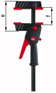 Bessey DUO65-8 Morsetto con una sola mano Allargare e bloccare! 0-650 mm