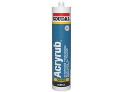 Soudal 102600 Sigillante acrilico Acryrub White 310ml