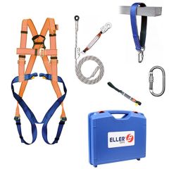 Ellersafe FP-SET-HD-BASIC Set di protezione anticaduta Tetti inclinati Basic Taglia M-XL