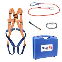 Ellersafe FP-SET-SB-BASIC Set di protezione anticaduta Ponteggi Costruzione Basic Taglia M-XL