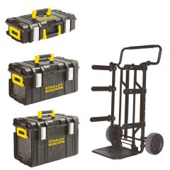 Stanley FMST1-75683SB Fatmax toughsystem - Carrello con DS150, DS300 e DS400 Toughbox