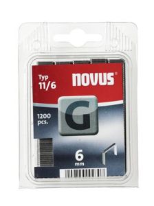 Novus 042-0384 G 11/6 punti metallici 6 mm 1200 pz.