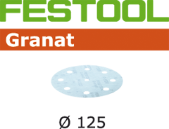 Festool 497182 Dischi abrasivi Granat STF D125/90 P1500 GR/50