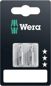 Wera 05073315001 867/1 Z SB SiS Torx bit T 25 Acciaio per utensili Lega, tenace D 6,3 2 pezzo/i