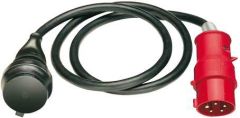 Brennenstuhl 1132960 Cavo adattatore CEE IP44 1,5 m nero H07RN-F 3G1,5 Spina CEE 400V/16A