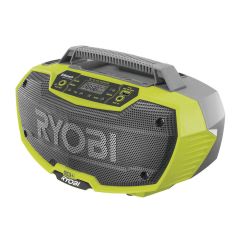 Ryobi 5133002734 R18RH-0 Radio a batteria con Bleutooth 18 volt senza batterie e caricabatterie